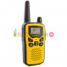 Комплект раций 2 шт TurboSky T35 YELLOW. Рация TurboSky T35 желтого цвета.